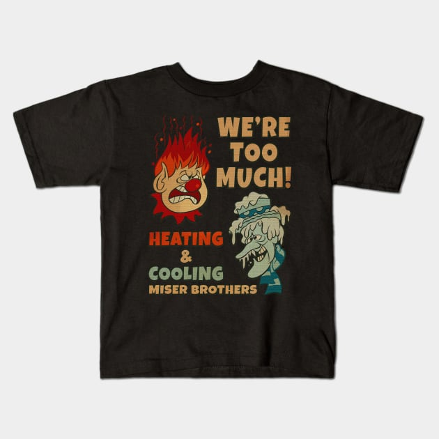 We're Too Much! Kids T-Shirt by Balonku